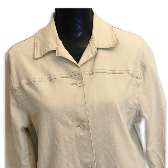 French Dressing Utility Jacket Cream Size 10 - Picture 2 of 5